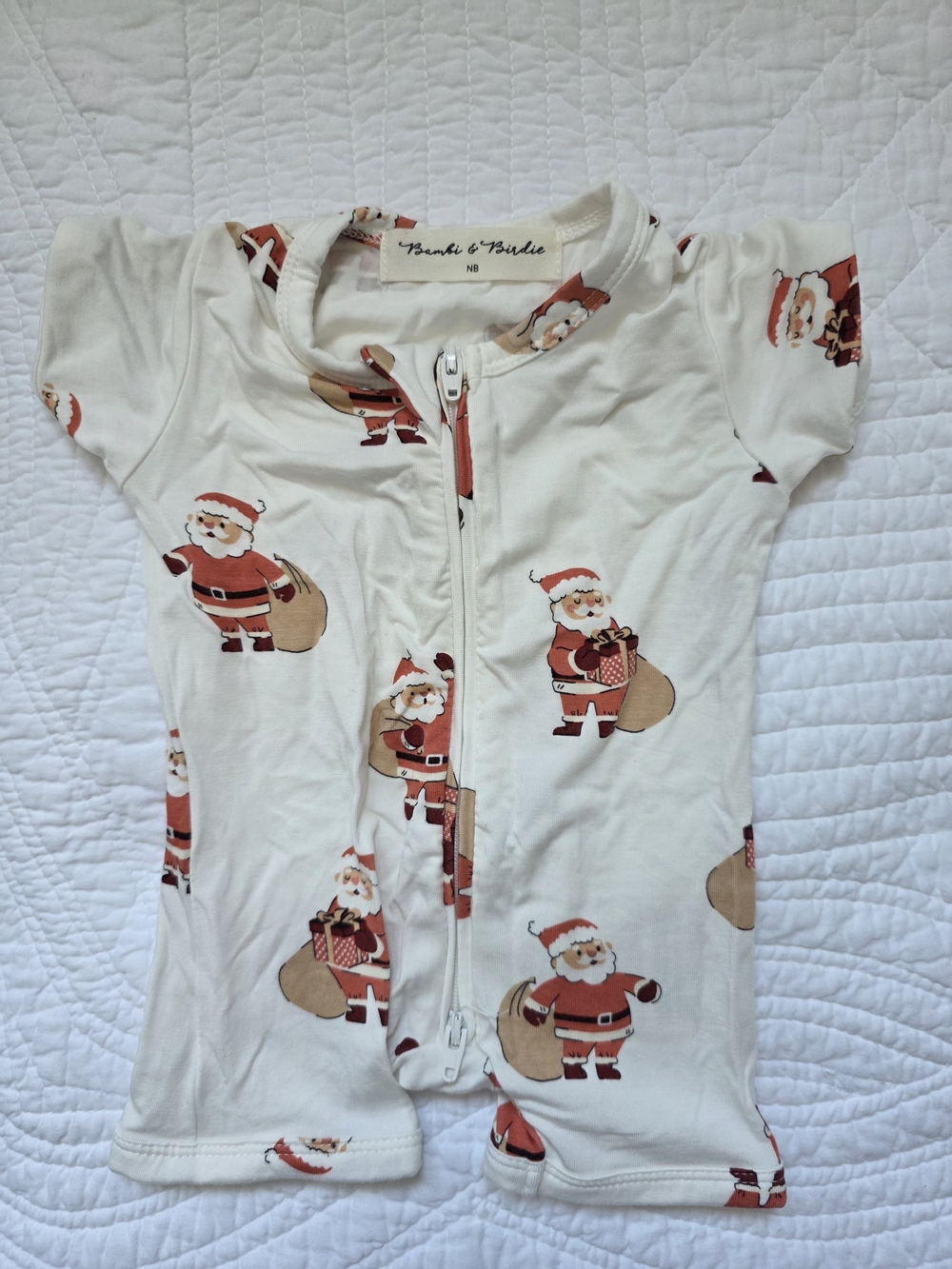 Bambie & Birdie Santa Romper